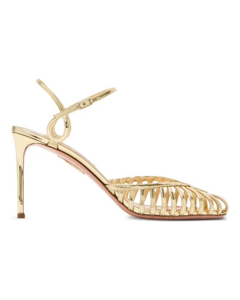 Aquazzura Sweet Surrender pumps 85 - Gold Gold
