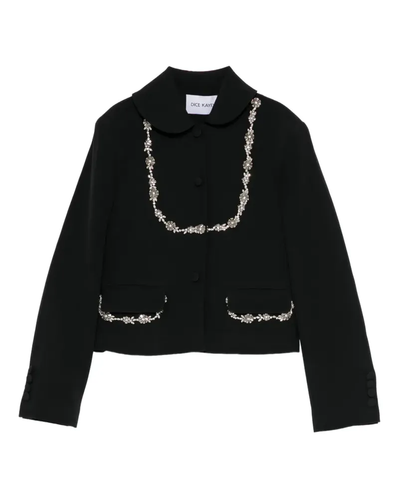 Dice Kayek Crystal Garland Jacke - Schwarz Schwarz