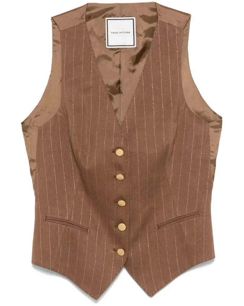 Tagliatore Giselle Top - Braun Braun