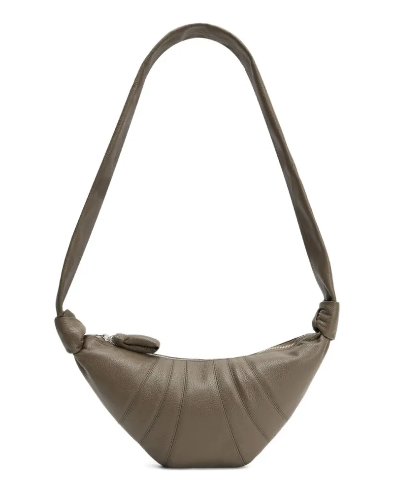 Christophe Lemaire Kleine Croissant Schultertasche mit Knotendetail - Grün Grün