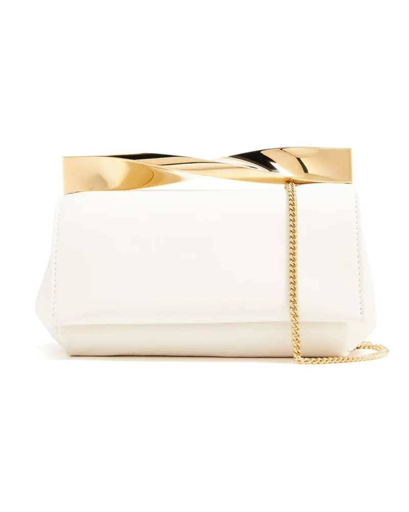 Aquazzura Twist Clutch - Weiß Weiß