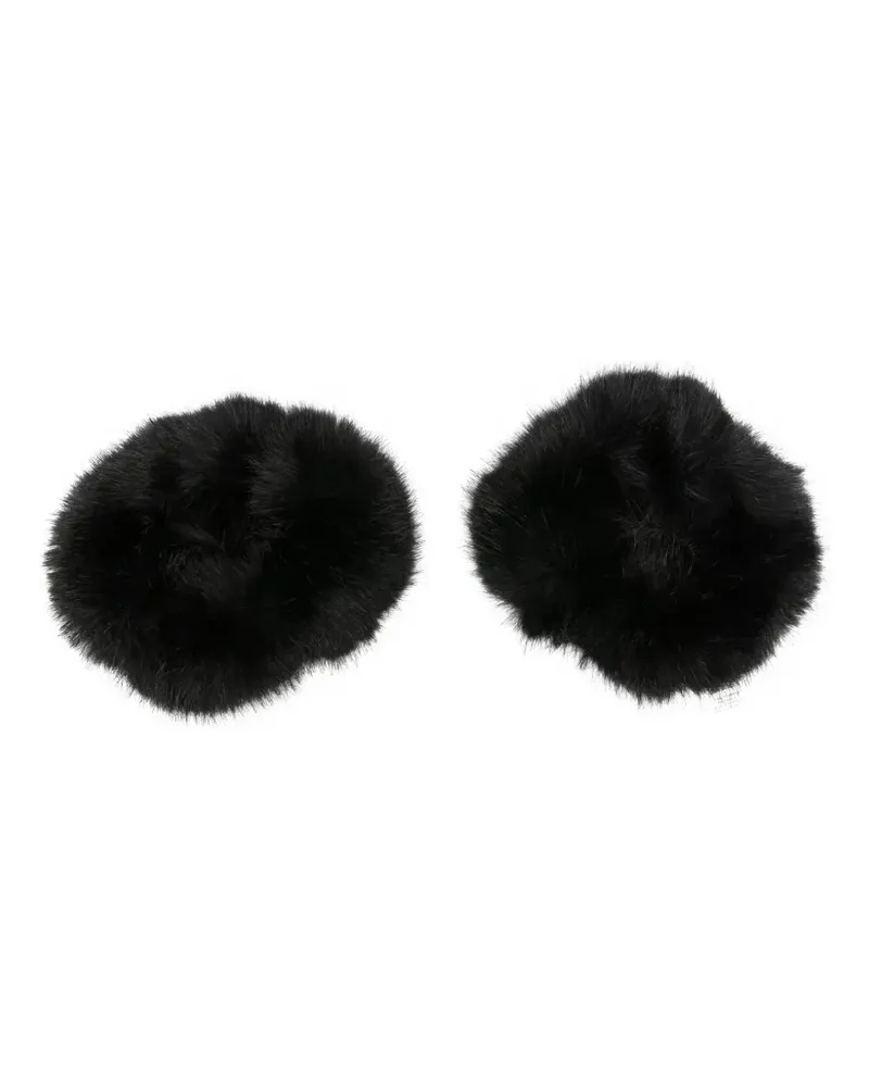 By Malene Birger Elbie Bündchen aus Faux Fur - Schwarz Schwarz