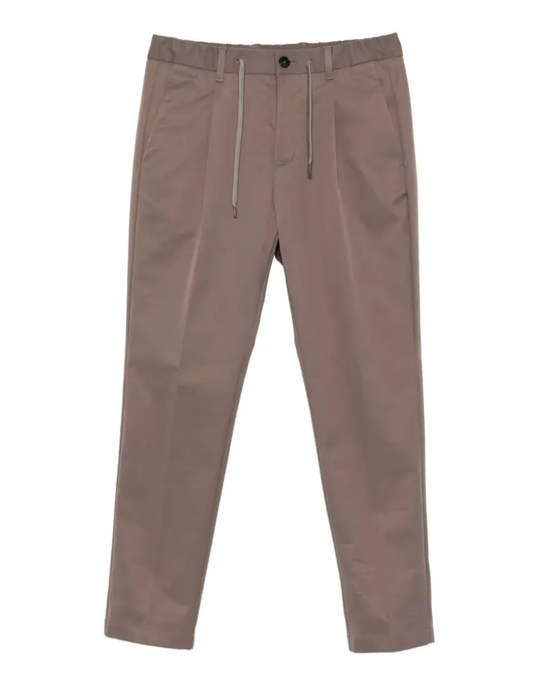 Herno Bundfaltenhose mit Kordelzug - Grau Grau