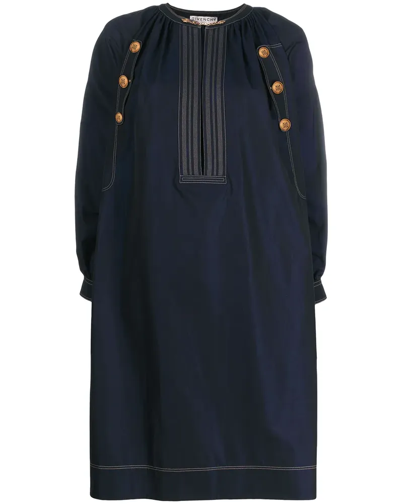 Givenchy Doppelreihiges Kleid - Blau Blau