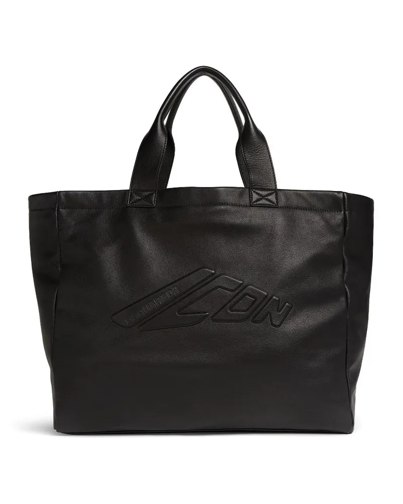 Dsquared2 Tote Bag mit Icon-Prägung - Schwarz Schwarz