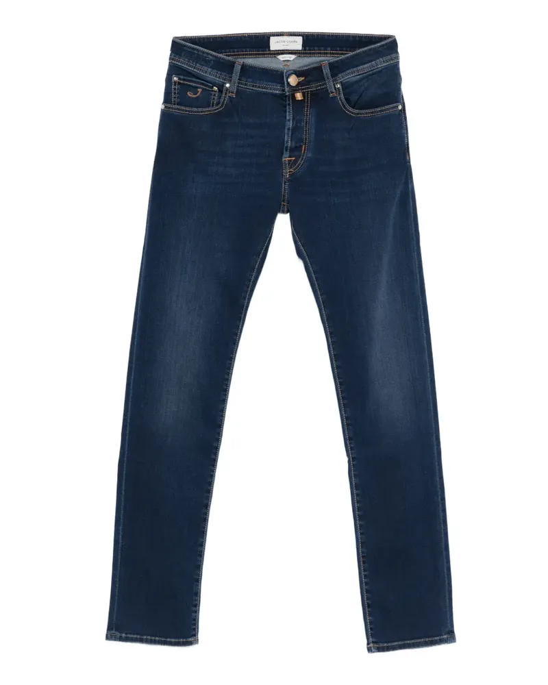Jacob Cohën belt-loop pocket jeans - Blau Blau