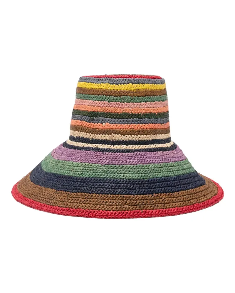 Dsquared2 Gestreifter Sonnenhut - Braun Braun