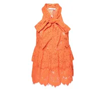 Gestuftes Spitzentop - Orange