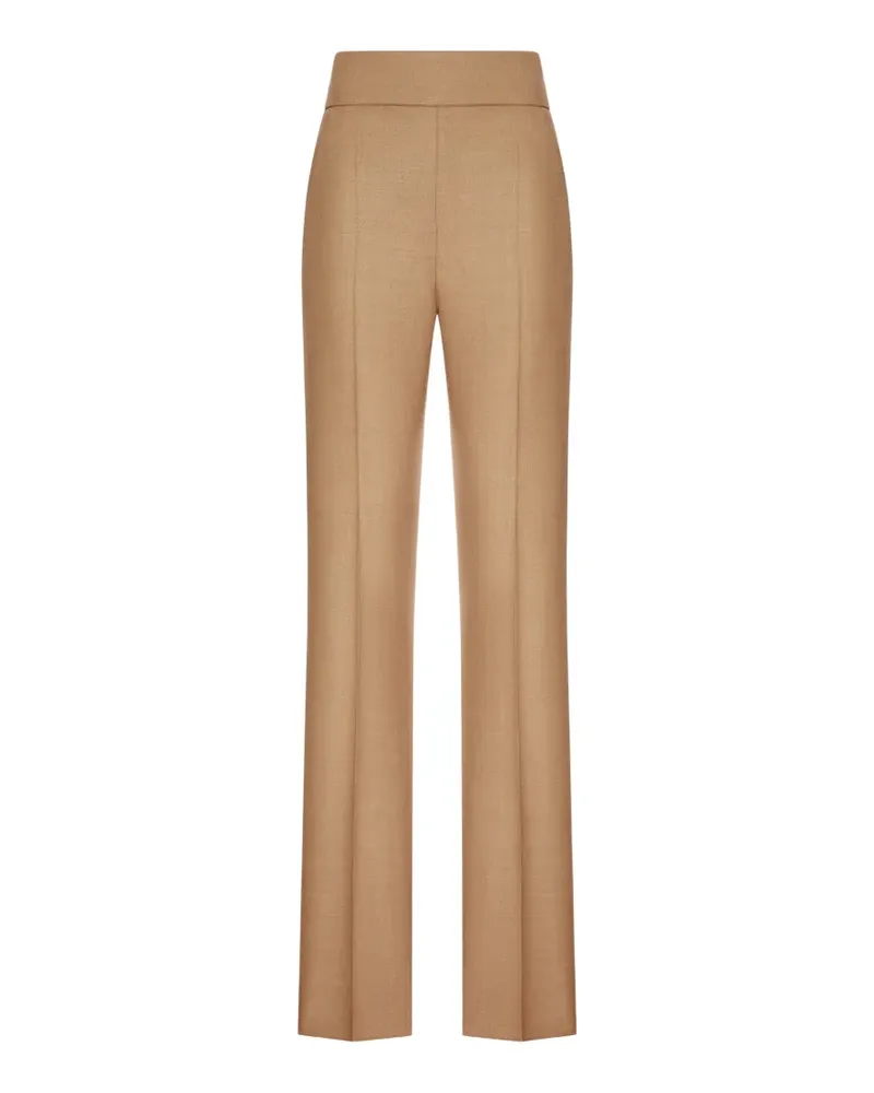 Valentino Garavani High-Waist-Hose mit Bügelfalten - Nude Nude