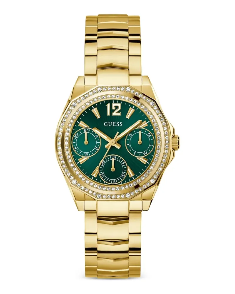 Guess crystal-embellished 36mm watch - Grün Grün