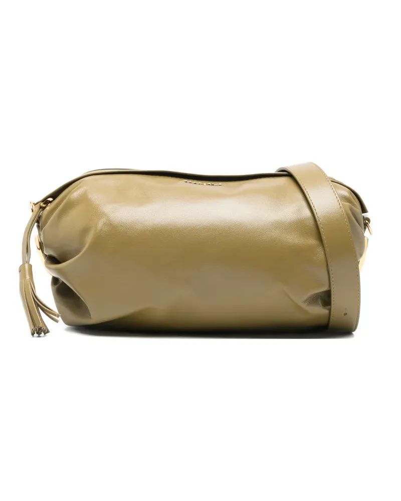 Coccinelle Clutch mit Fransen - Grün Grün