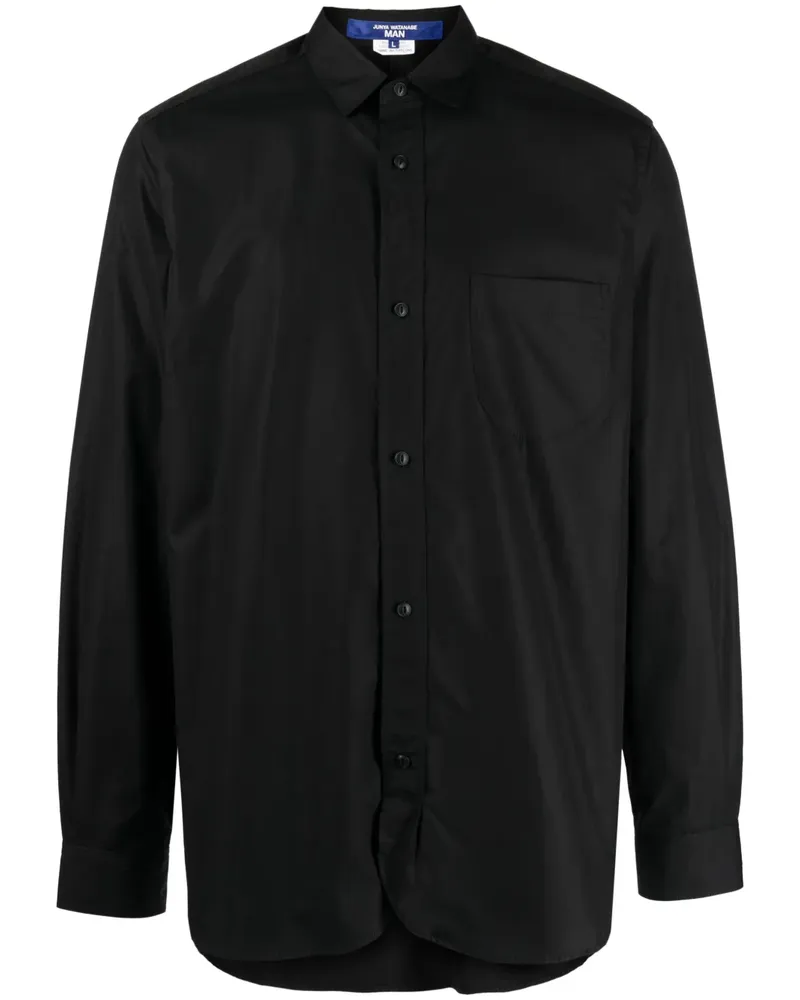 Junya Watanabe Langärmeliges Hemd - Schwarz Schwarz