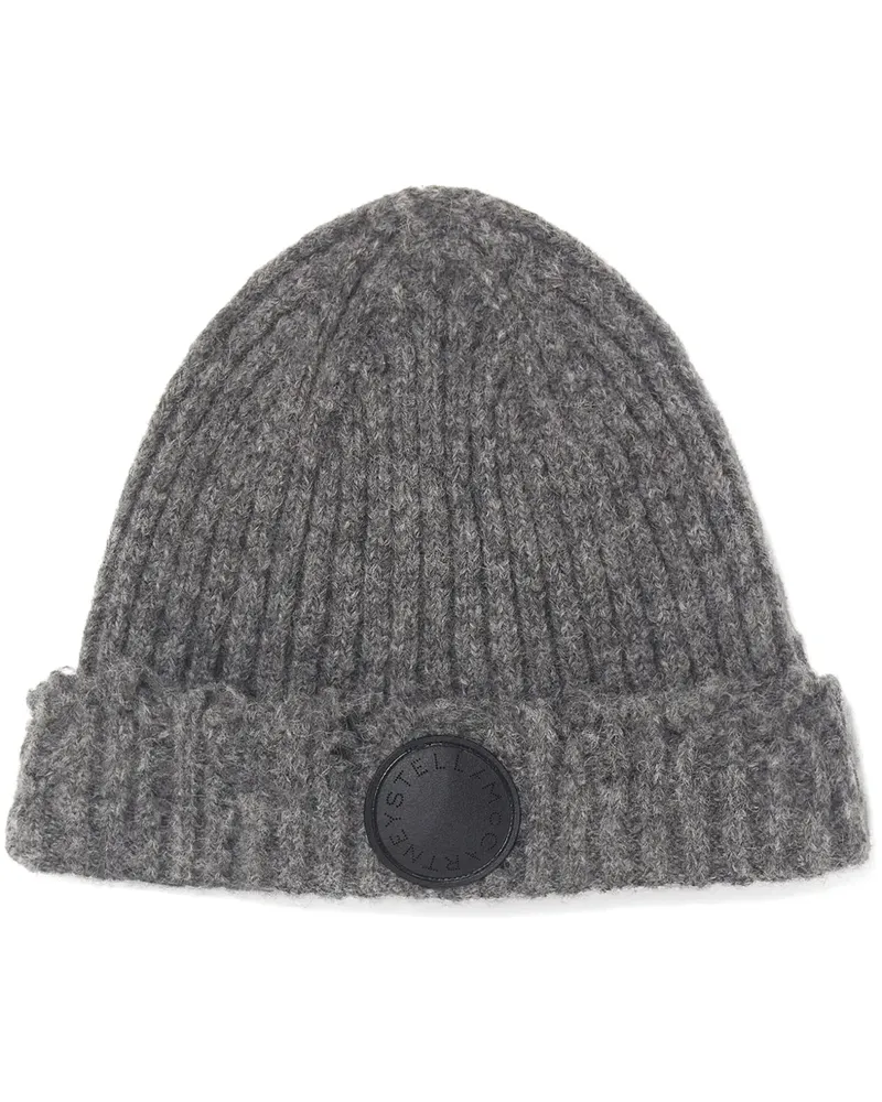 Stella McCartney Beanie aus Wolle - Grau Grau