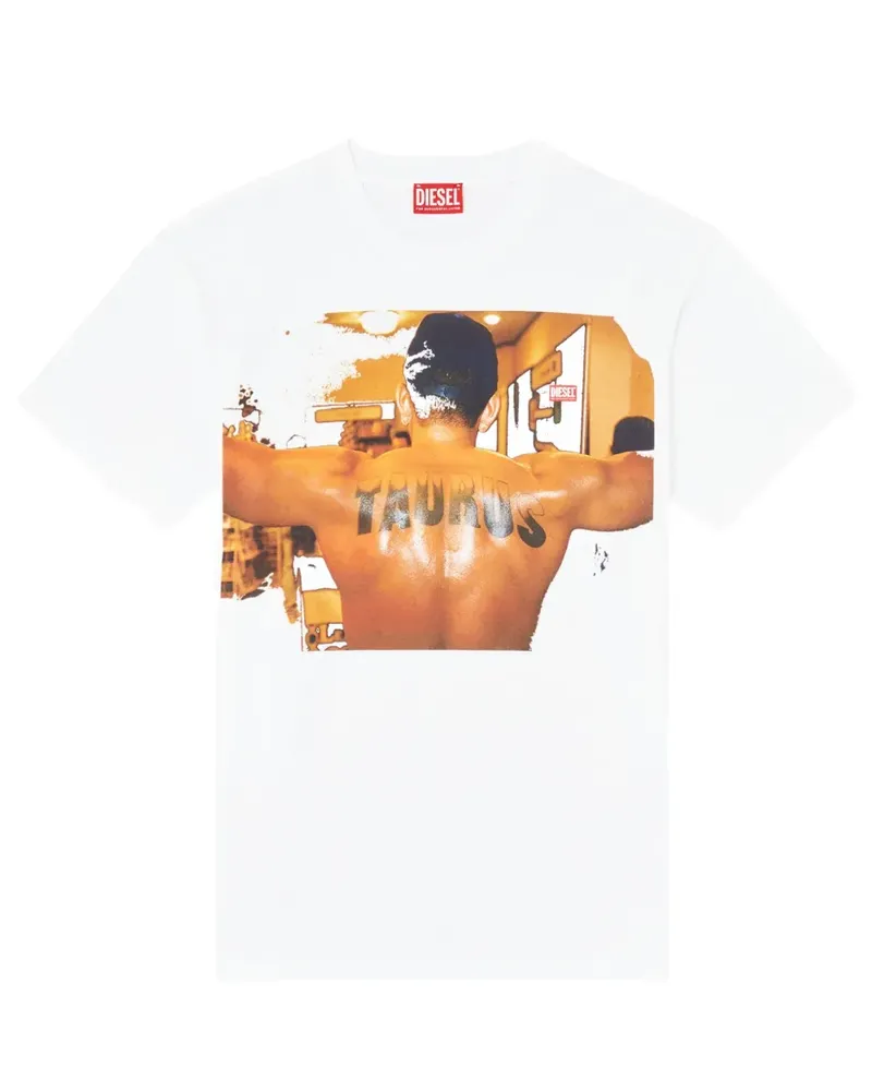 Diesel x Tom of Finland Foundation Pr-T-Norm-Tom T-Shirt - Weiß Weiß