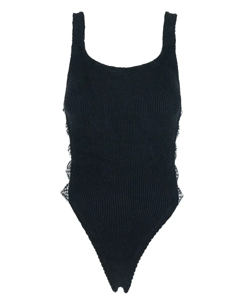 Hunza G Tiffany Badeanzug - Schwarz Schwarz