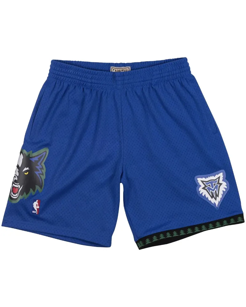 Mitchell & Ness NBA 2003 Minnesota Timberwolves Swingman Shorts - Blau Blau