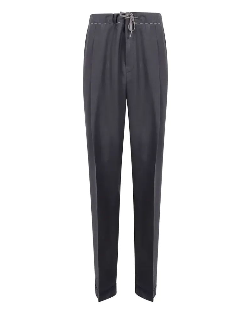 Maison Margiela drawstring pleated trousers - Braun Braun