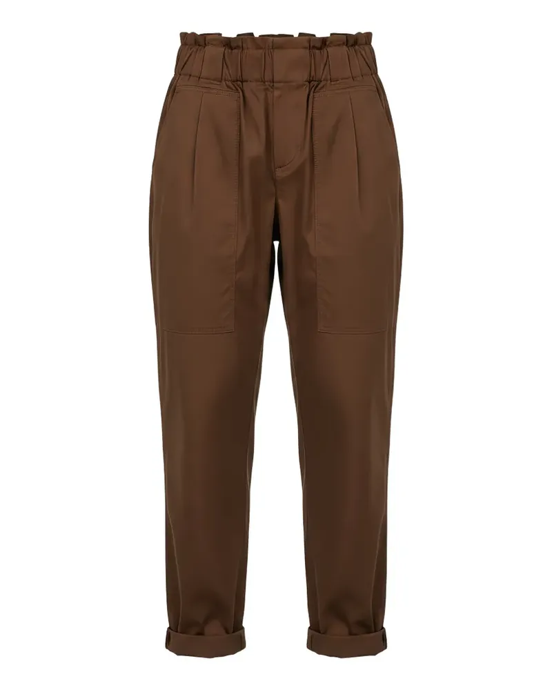 Black Label elasticated-waist cargo pants - Braun Braun