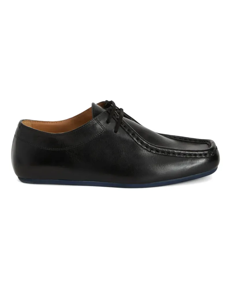 Jil Sander Paspelierte Loafer - Schwarz Schwarz