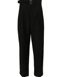 Études Studio Cooper Suiting Hose mit weitem Bein Schwarz