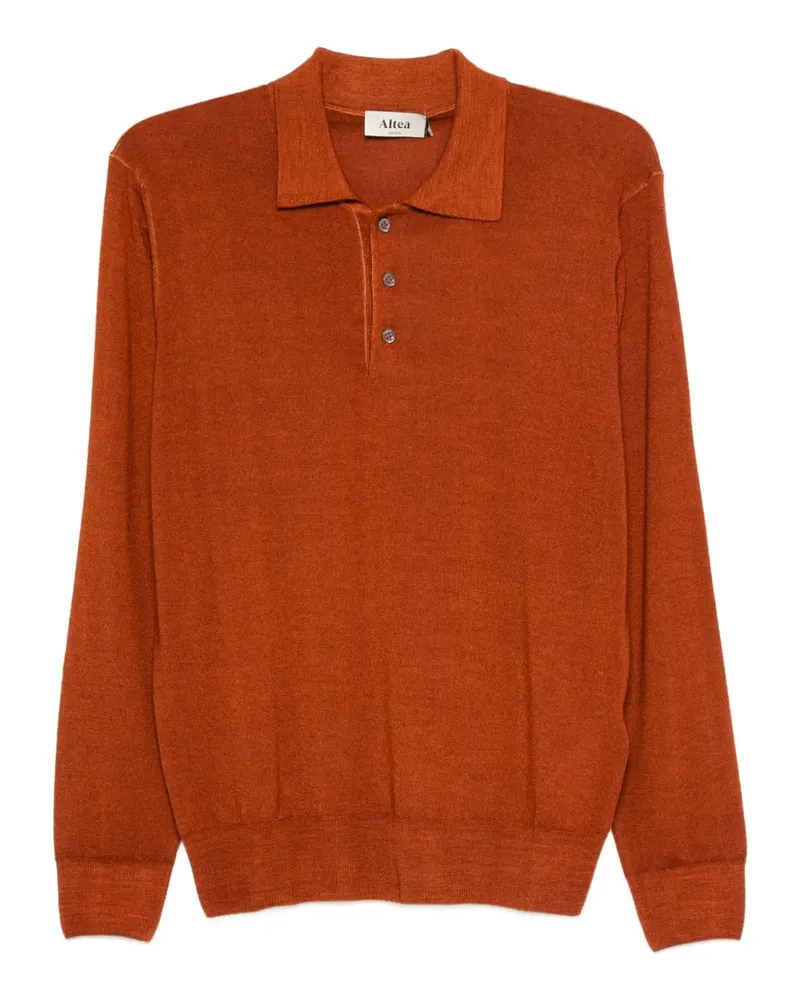 Altea Langärmeliges Poloshirt - Orange Orange