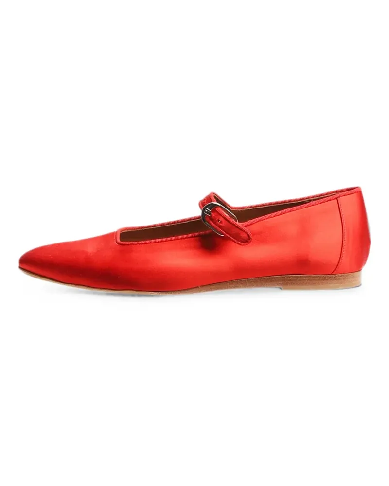Le Monde Béryl buckle-strap ballet flats - Rot Rot