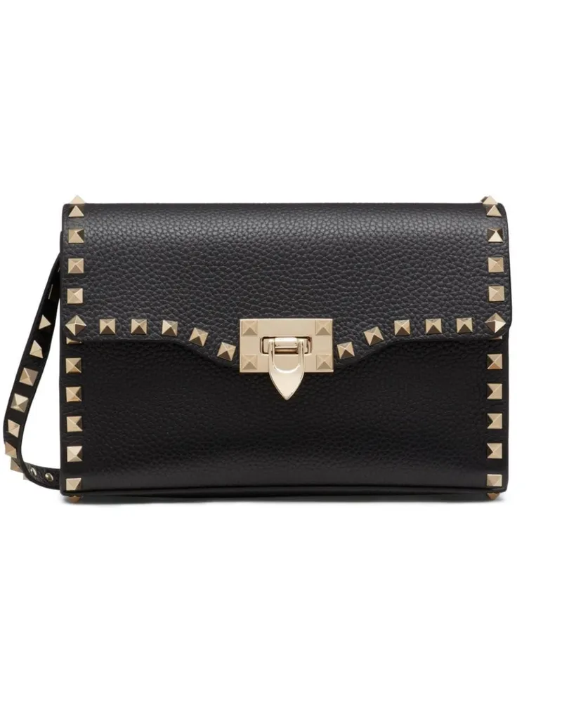 Valentino Garavani Kleine Rockstud Umhängetasche - Schwarz Schwarz
