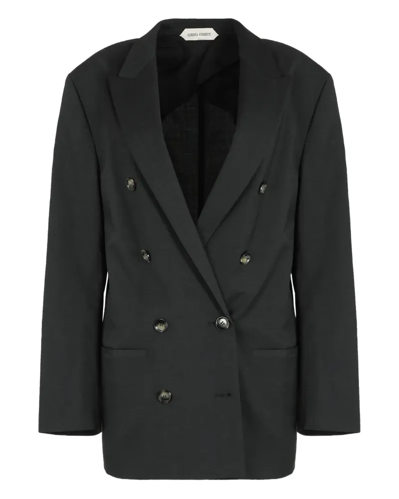 Alberta Ferretti double-breasted blazer - Schwarz Schwarz