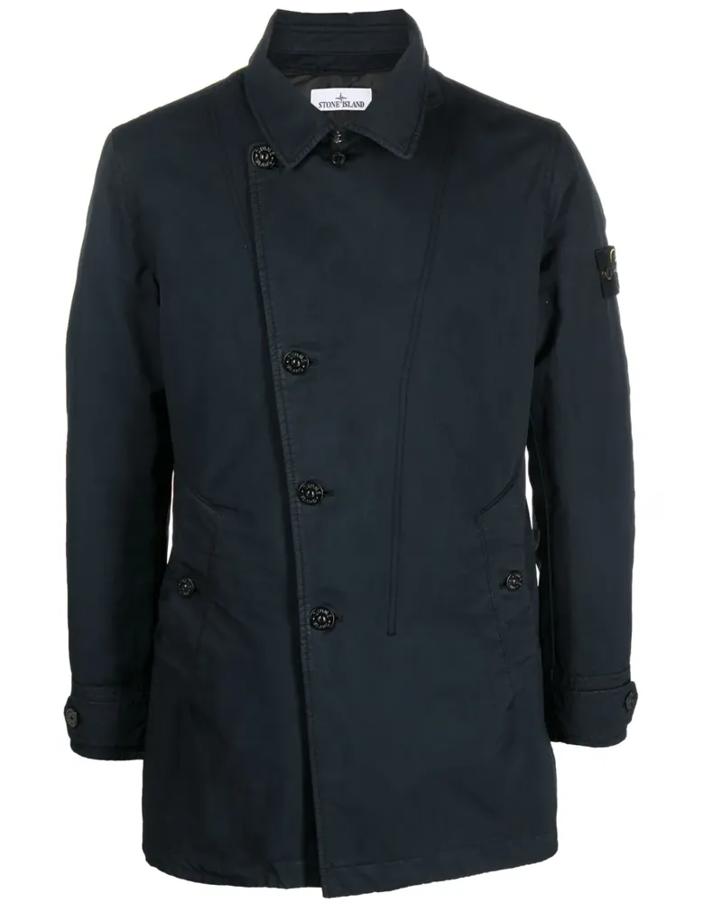 Stone Island Mantel mit Kompass - Blau Blau