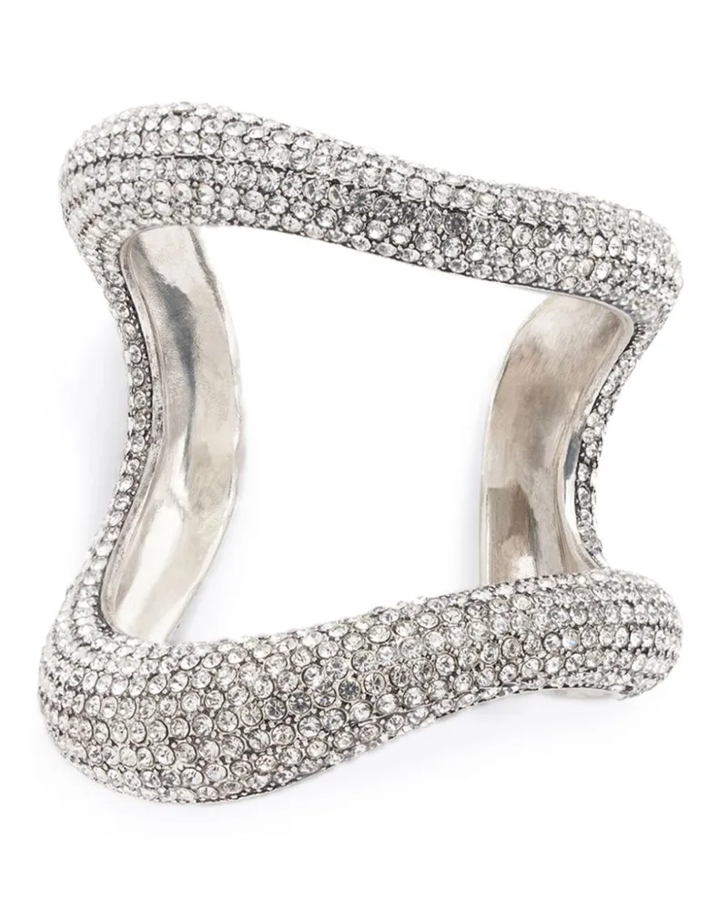 Area Armband mit Kristallen - Silber Silber