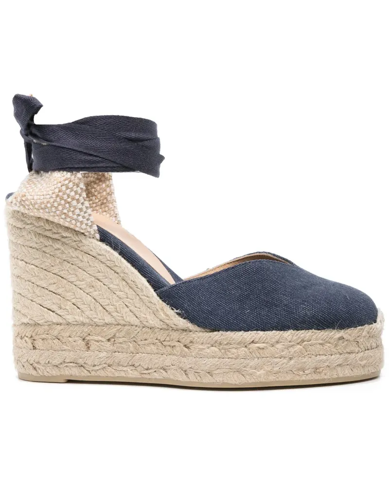Castañer Chiara Wedge-Espadrilles 110mm - Blau Blau