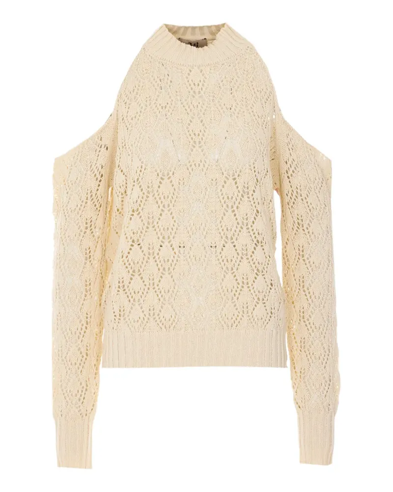 Aniye By cut-out detail sweater - Nude Nude