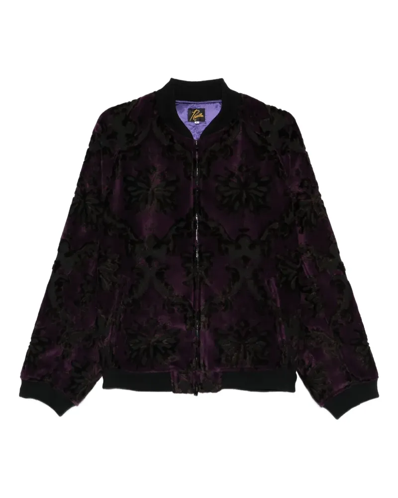 NEEDLES floral bomber jacket - Violett Violett