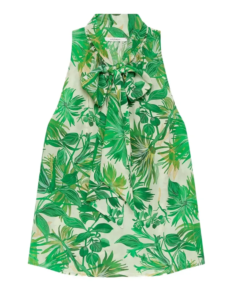 Maliparmi Botanical Jungle halterneck top - Grün Grün