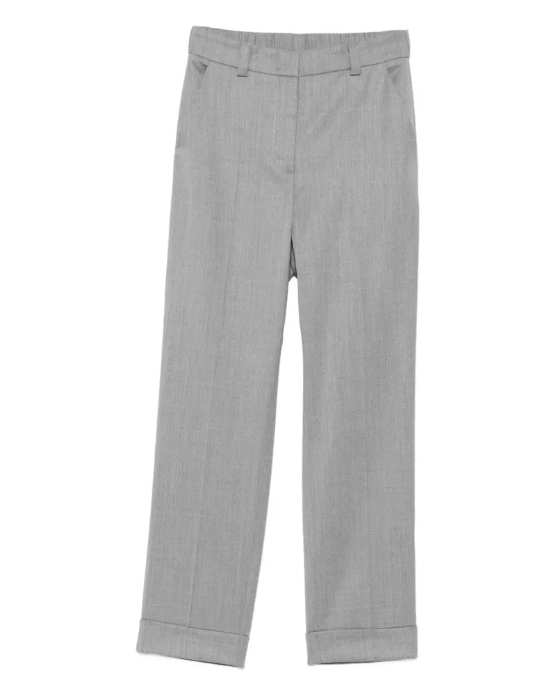 Peserico Hose mit elastischen Bündchen - Grau Grau
