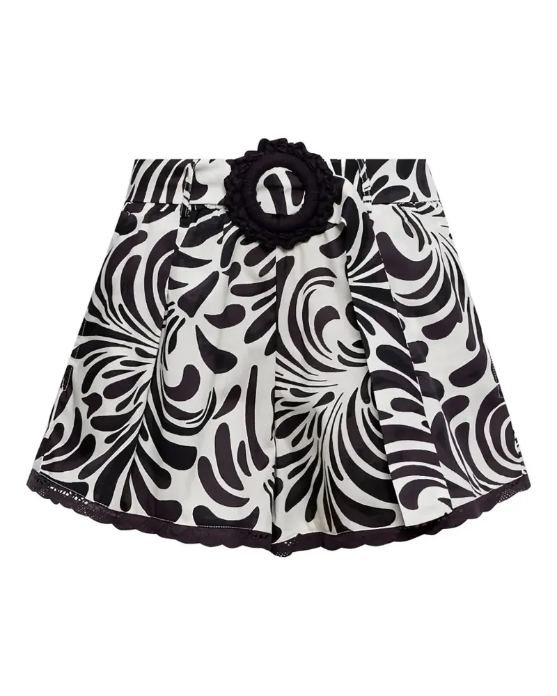 Twin-Set Shorts mit Gürtel - Weiß Weiß
