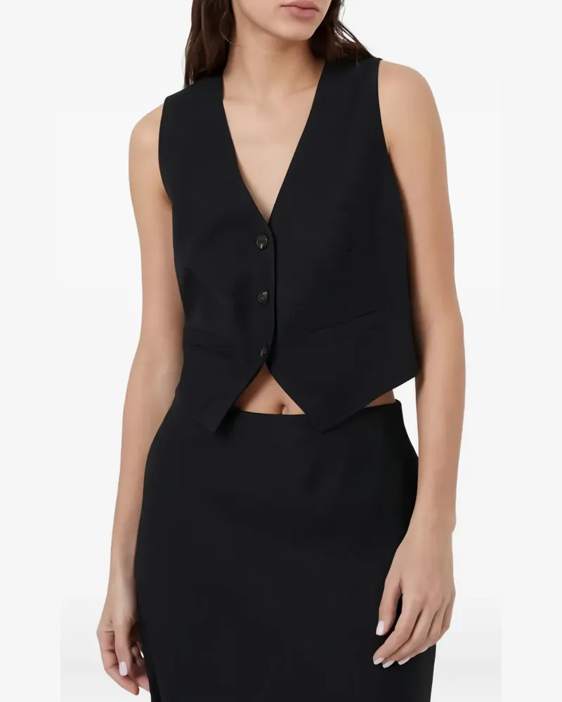 Brunello Cucinelli button-up waistcoat - Schwarz Schwarz