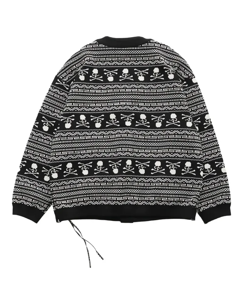 Mastermind Japan Wendbarer Cardigan - Schwarz Schwarz