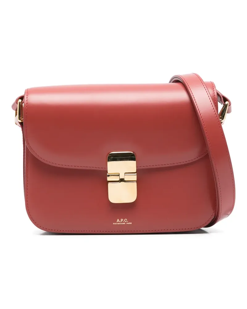 A.P.C. Grace Schultertasche - Rot Rot
