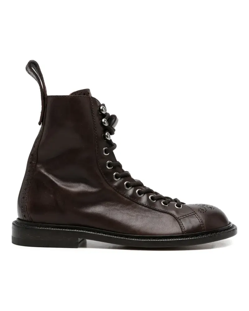 Versace lace-up brogue boots - Braun Braun