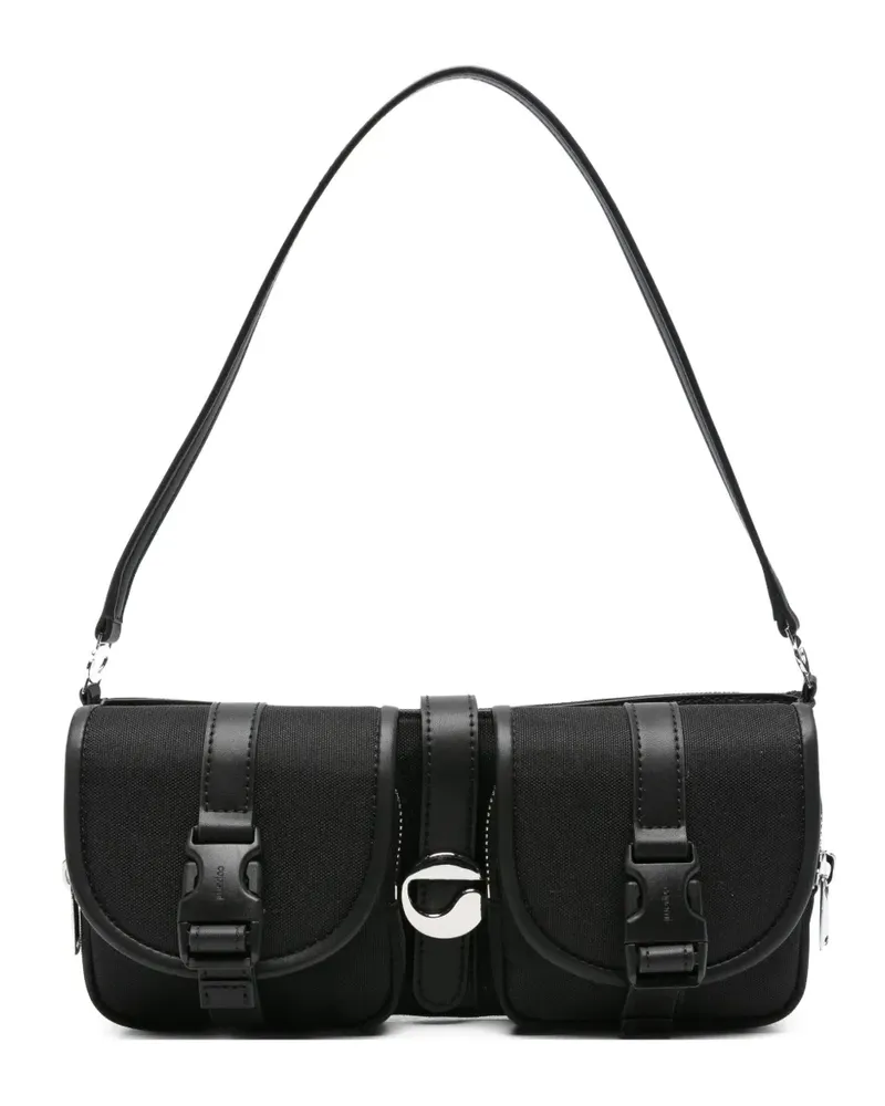 COPERNI Cargo Schultertasche mit Logo-Schnalle - Schwarz Schwarz