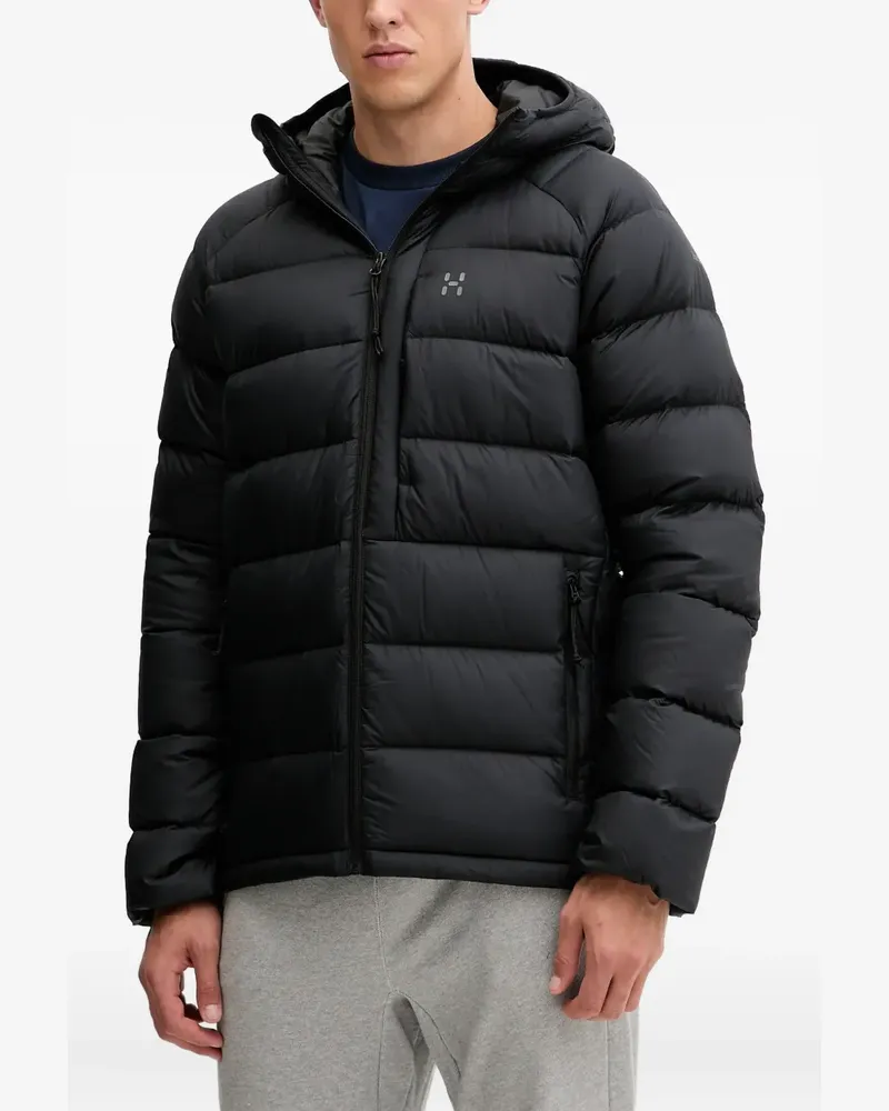 Haglöfs Rosson hooded zip-fastening jacket - Schwarz Schwarz