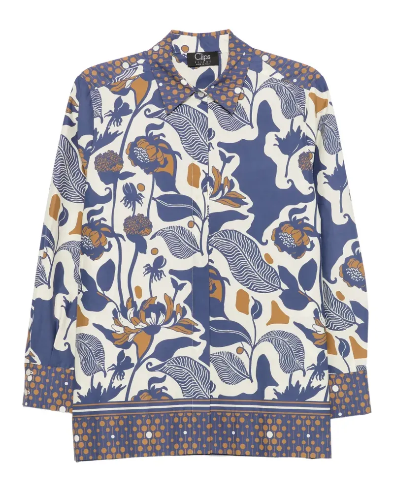 Clips floral-print shirt - Nude Nude