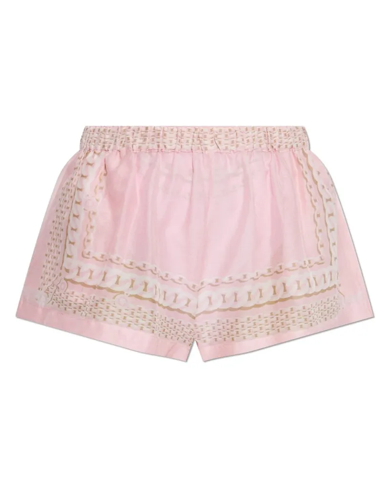 Versace Shorts mit Ketten-Print - Rosa Rosa