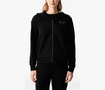 Jogginganzug mit Logo-Print - Schwarz