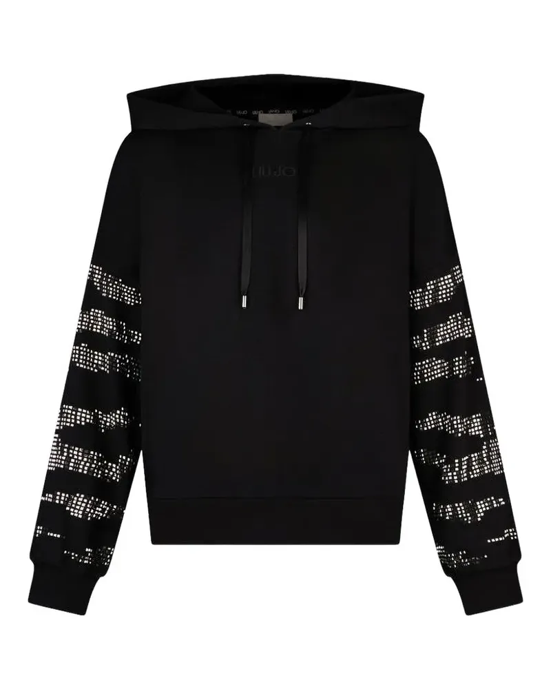 Liu Jo Hoodie mit Kordelzug - Schwarz Schwarz