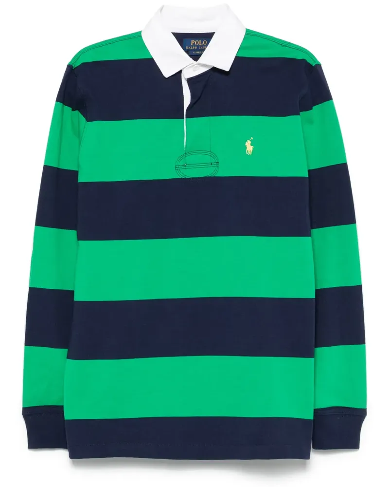 Ralph Lauren Gestreiftes Poloshirt - Blau Blau