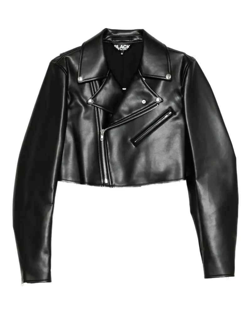Comme des Garçons Bikerjacke mit Reißverschluss - Schwarz Schwarz