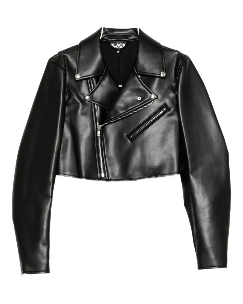 Comme des Garçons Bikerjacke mit Reißverschluss - Schwarz Schwarz