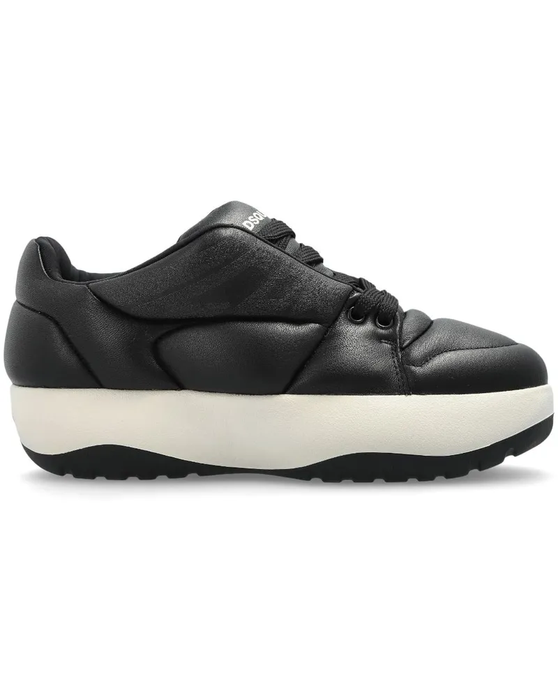 Dsquared2 Sneakers mit Steppung - Schwarz Schwarz